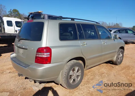 2003 Toyota Highlander V6 z USA, uszkodzony, nr VIN JTEHF21A830127468